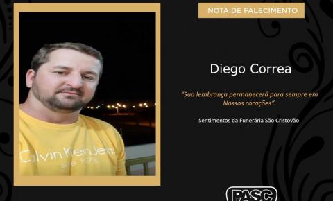 Homenagem póstuma a Diego Correa